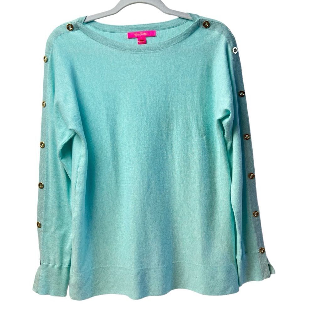 Lilly Pulitzer Long Sleeve Sweater Mint Green Size S